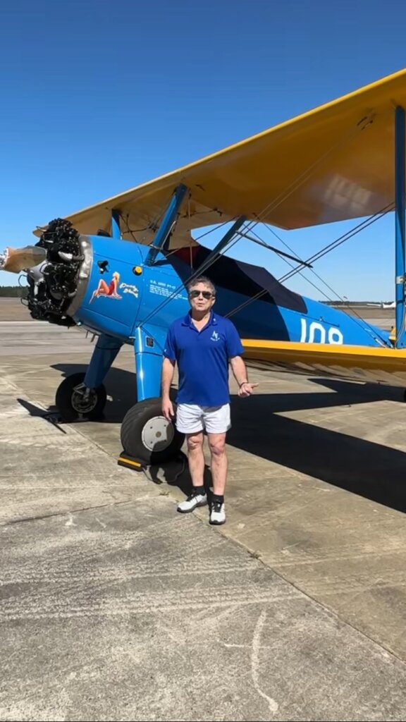 Rick Mantei Showcases Fresh Paintjob On His PT-17 Stearman Aircraft​