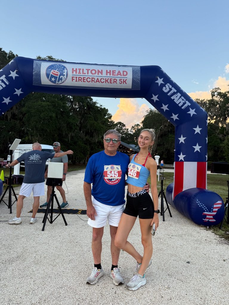Rick Mantei and Daughter Sara Run the 2025 Firecracker 5K in support of Tunnels toTowers