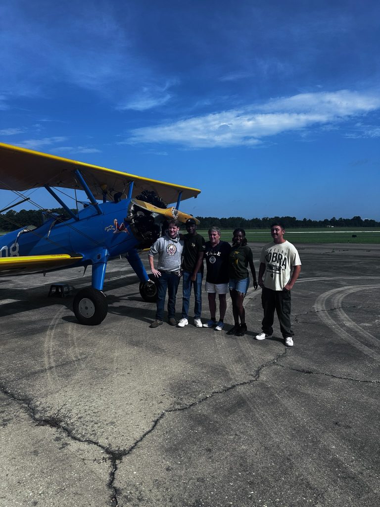 Up and Away: NJROTC Cadets Fly with Rick Mantei