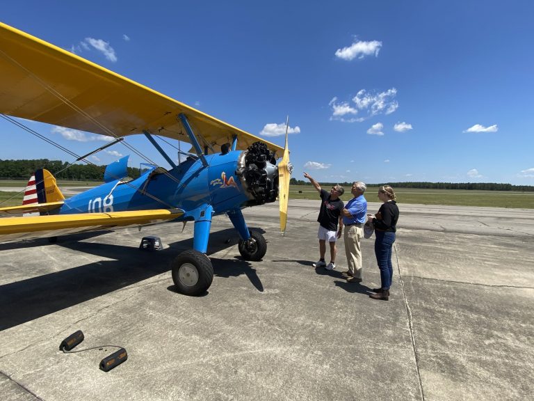Stearman Flight Auctioned for the benefit of the Guns Garin Foundation