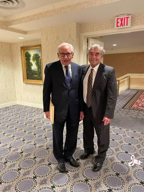 Rick Mantei Shares Evening With Journalist Bob Woodward at Omni Hotel in Washington DC