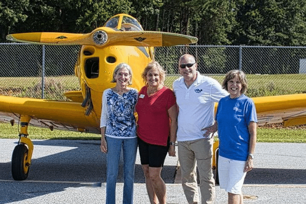 Rick Participates Giving Plane Rides to Thank Midwest Food Bank Volunteers